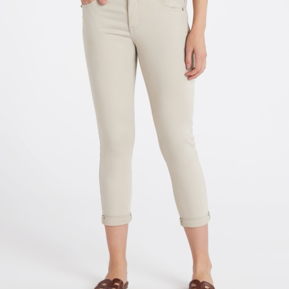 Democracy Women's Cropped Tan Jeans